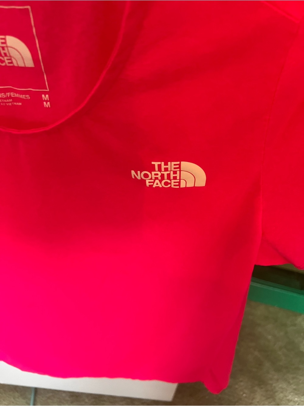 The North Face Pink Short Sleeve Logo Tee